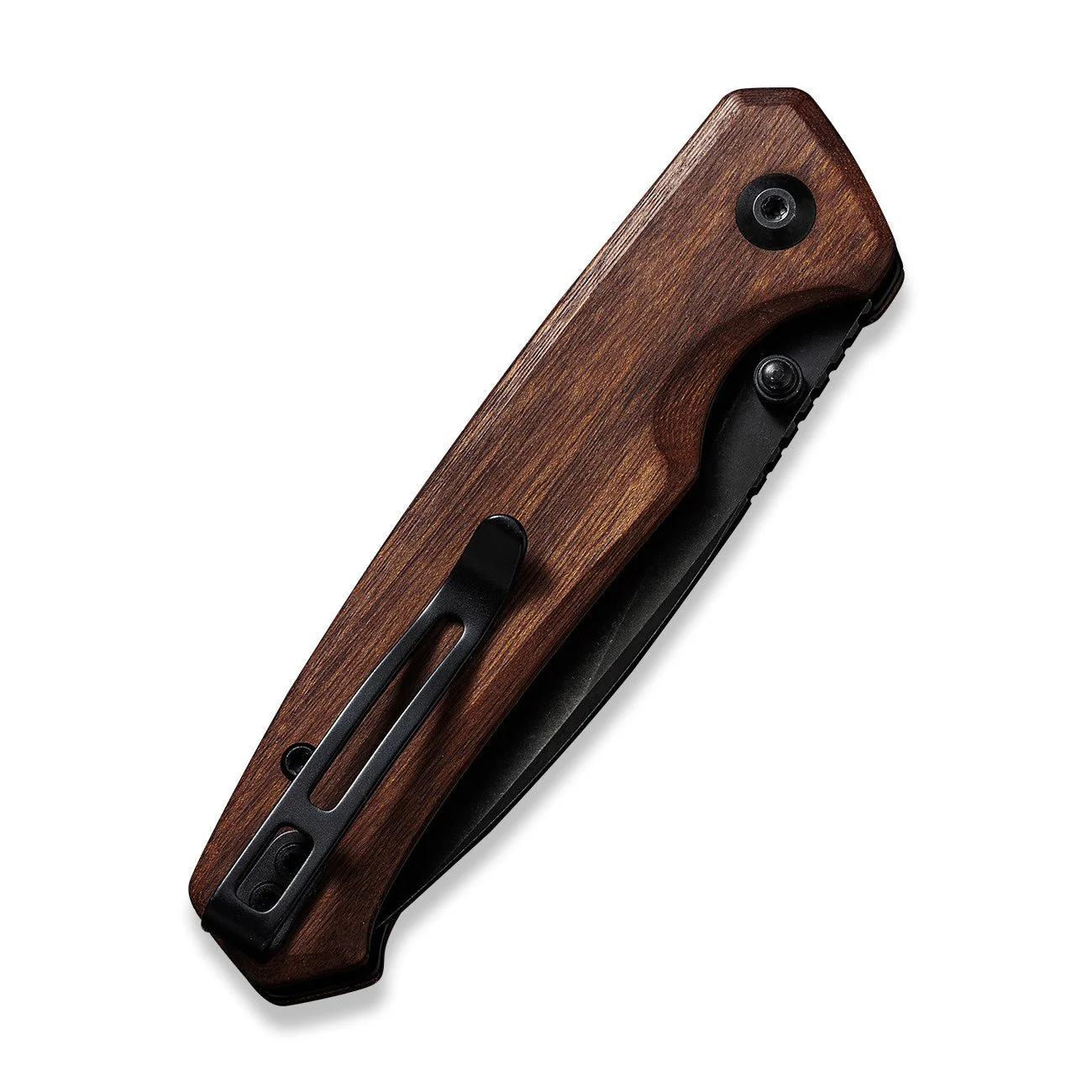 CIVIVI Altus Button Lock & Thumb Stud Knife Wood Handle (2.97" Nitro-V Blade) C20076-3 - Image 6