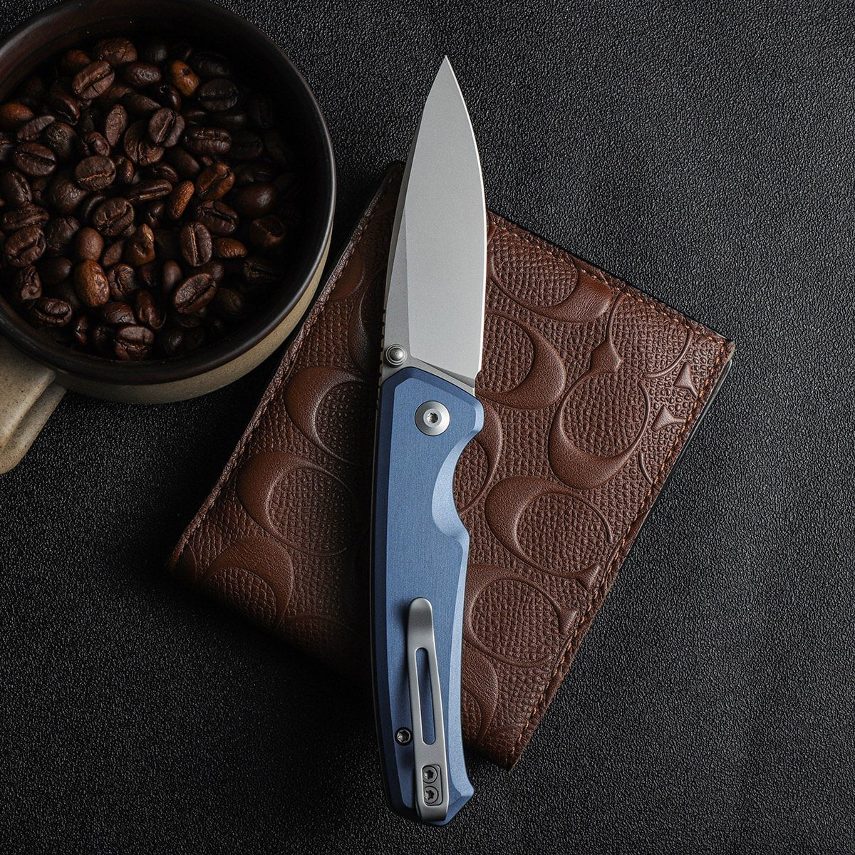CIVIVI Altus Button Lock & Thumb Stud Knife Aluminum Handle (2.97" Nitro-V Blade) C20076-6 - Image 4