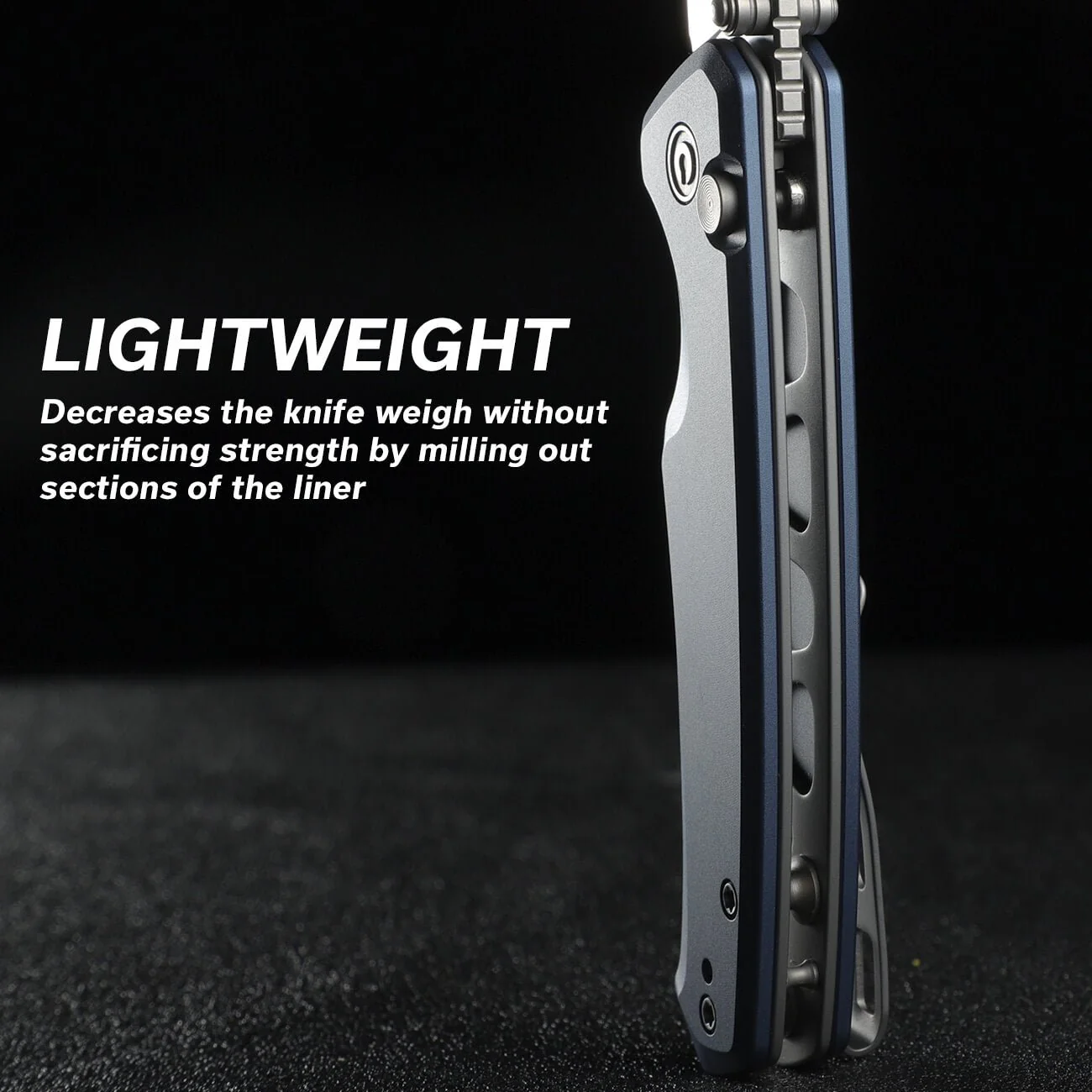 CIVIVI Altus Button Lock & Thumb Stud Knife Aluminum Handle (2.97" Nitro-V Blade) C20076-6 - Image 6
