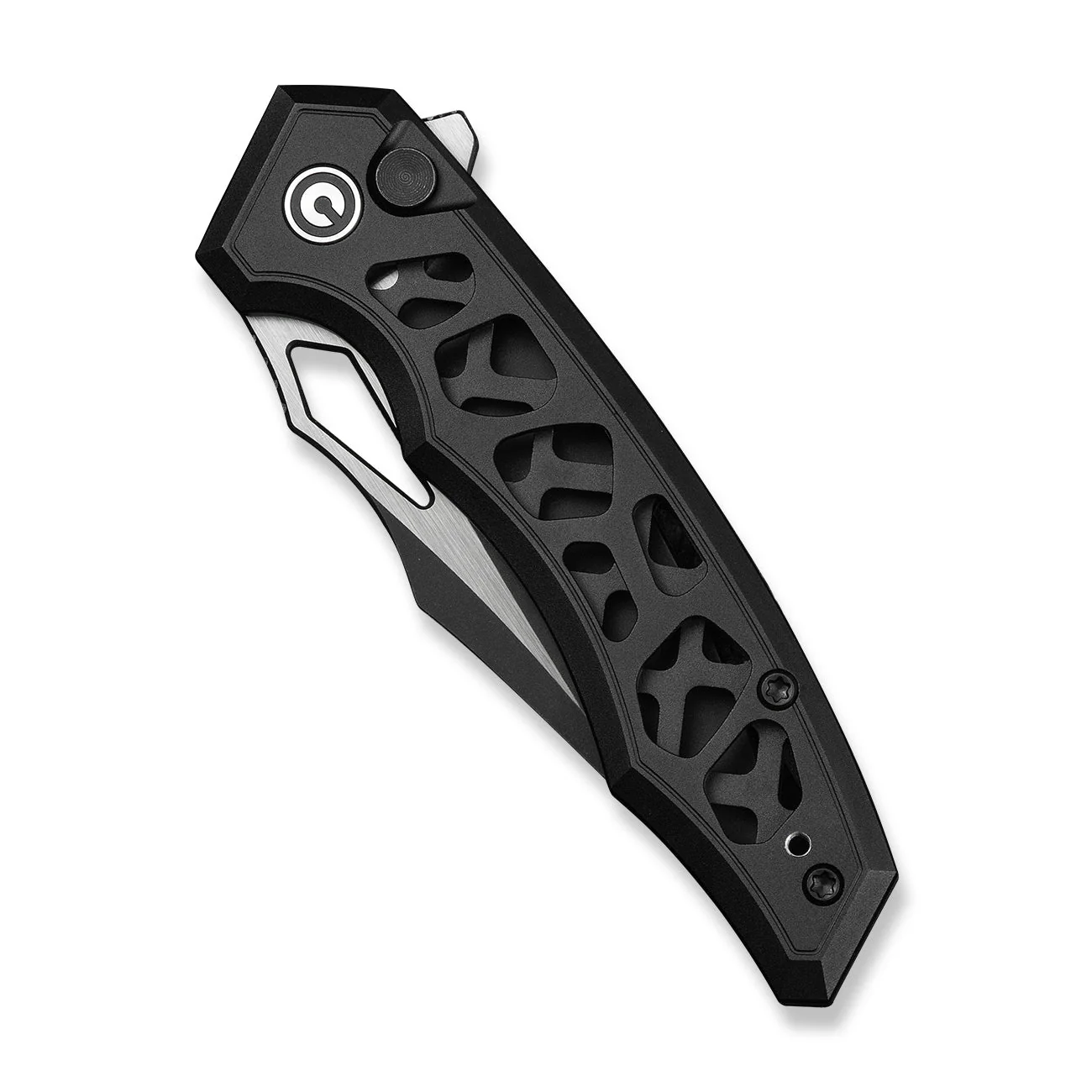 CIVIVI Anaaki Flipper & Thumb Hole & Button Lock Knife Aluminum Handle (2.98" Nitro-V Blade) C24039-1 - Image 11