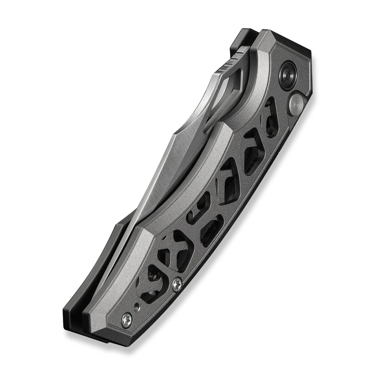 CIVIVI Anaaki Flipper & Thumb Hole & Button Lock Knife Aluminum Handle (2.98" Nitro-V Blade) C24039-2 - Image 13