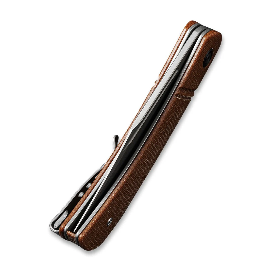 CIVIVI Appalachian Drifter Slip Joint Knife Micarta Handle (2.96" CPM S35VN Blade) C2015A - Image 7