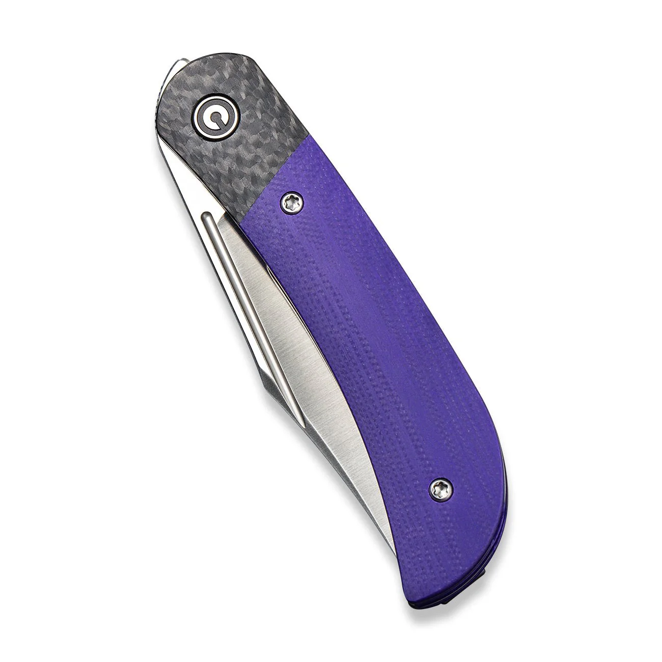 CIVIVI Appalachian Drifter II Front Flipper Knife G10 & Carbon Fiber Handle (2.96" Nitro-V Blade) C19010C-3 - Image 5