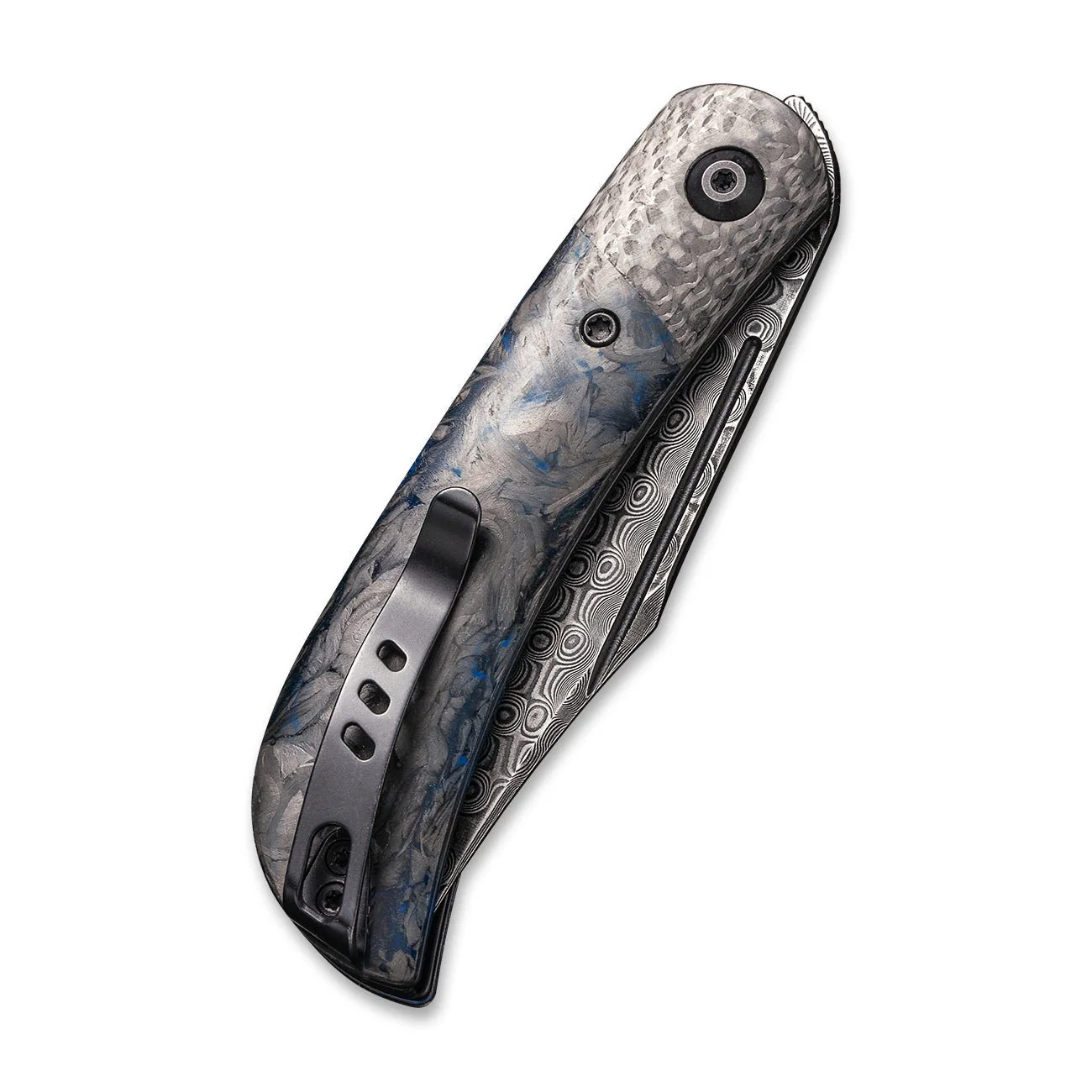 CIVIVI Appalachian Drifter II Front Flipper Knife Carbon Fiber Handle (2.96" Damascus Blade) C19010C-DS1 - Image 6
