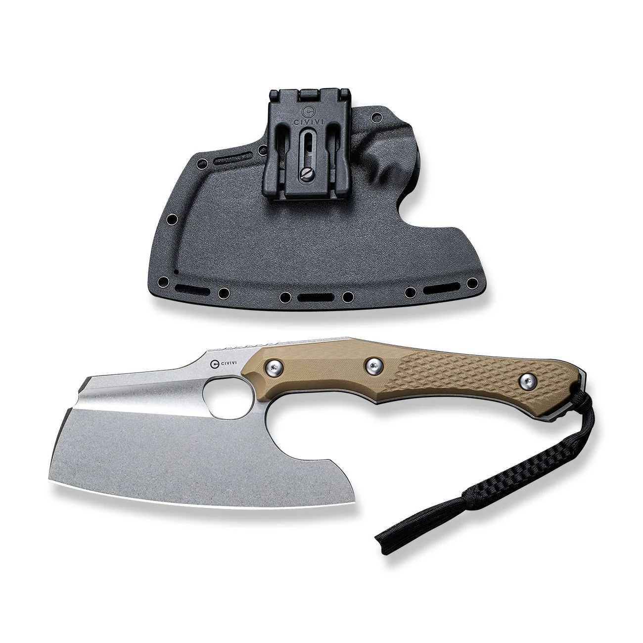 CIVIVI Aratra Fixed Blade Knife G10 Handle (7.32" D2 Blade) C21041-3 - Image 3