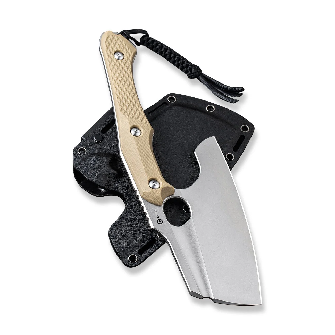 CIVIVI Aratra Fixed Blade Knife G10 Handle (7.32" D2 Blade) C21041-3 - Image 5