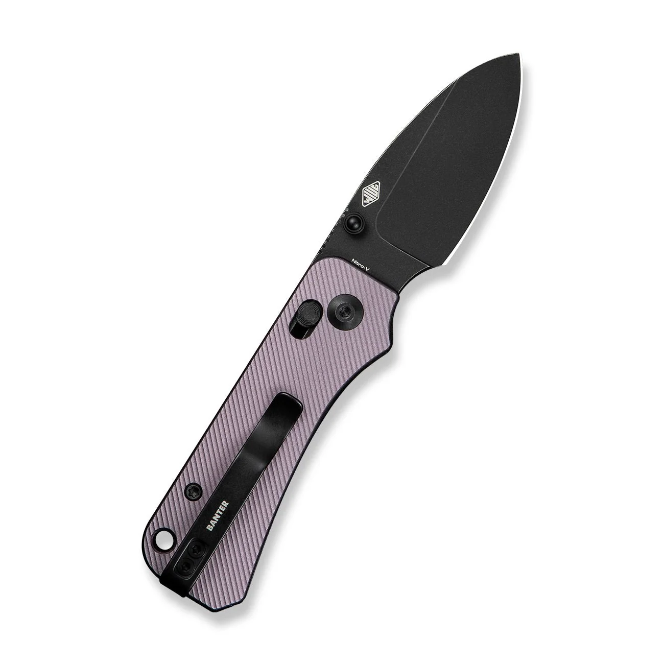 CIVIVI Baby Banter 2 Thumb Stud & Crossbar Lock Knife Aluminum Handle (2.34" Nitro-V Blade) C23074-2 - Image 8