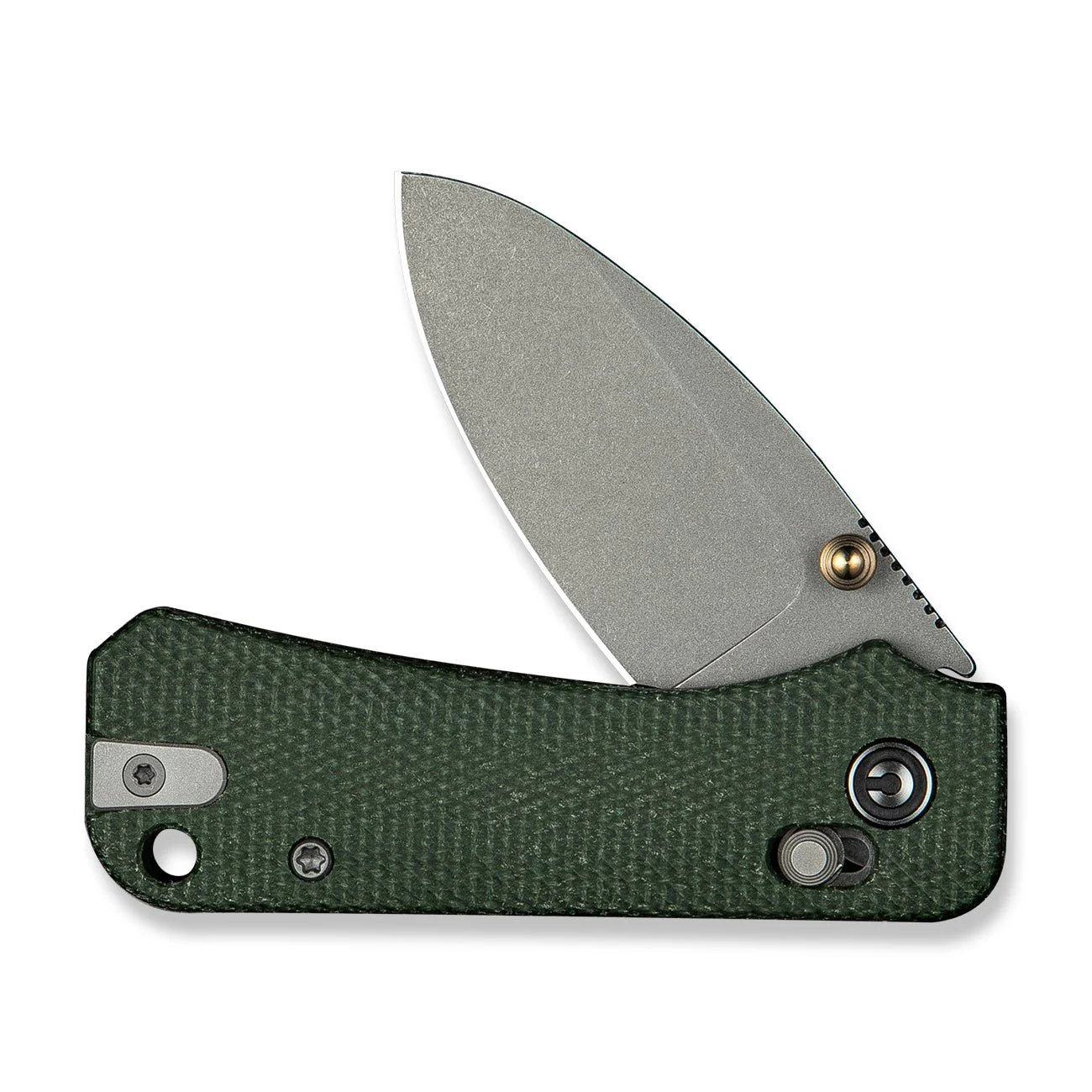 CIVIVI Baby Banter 2 Thumb Stud & Crossbar Lock Knife Micarta Handle (2.34" Nitro-V Blade) C23074-3 - Image 11