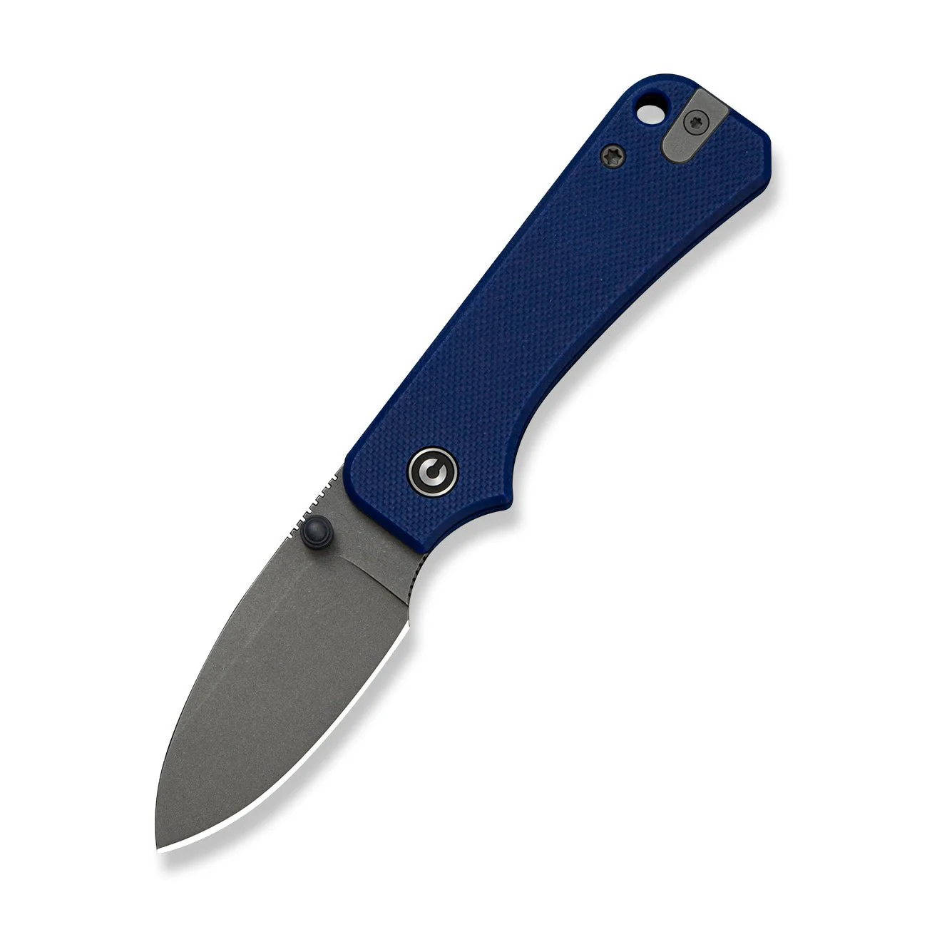 CIVIVI Baby Banter Slip Joint Blue G10 Handle (2.34" Gray Stonewashed Nitro-V Blade) C25066A Sample1 - Image 3