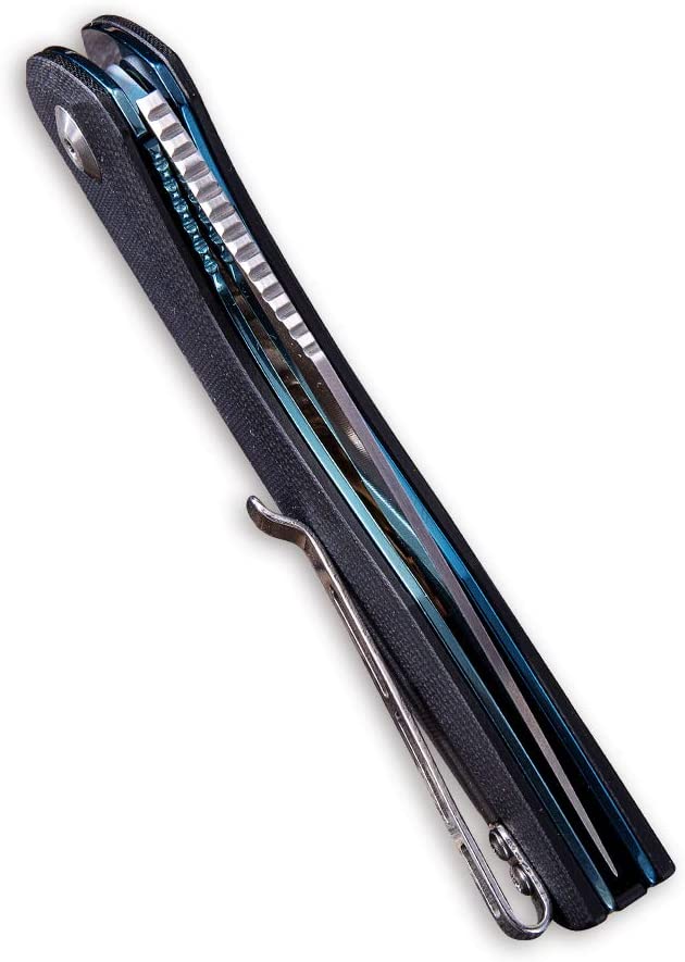CIVIVI Baklash Flipper Knife G10 Handle (3.5" 9Cr18MoV Blade) C801C - Image 7