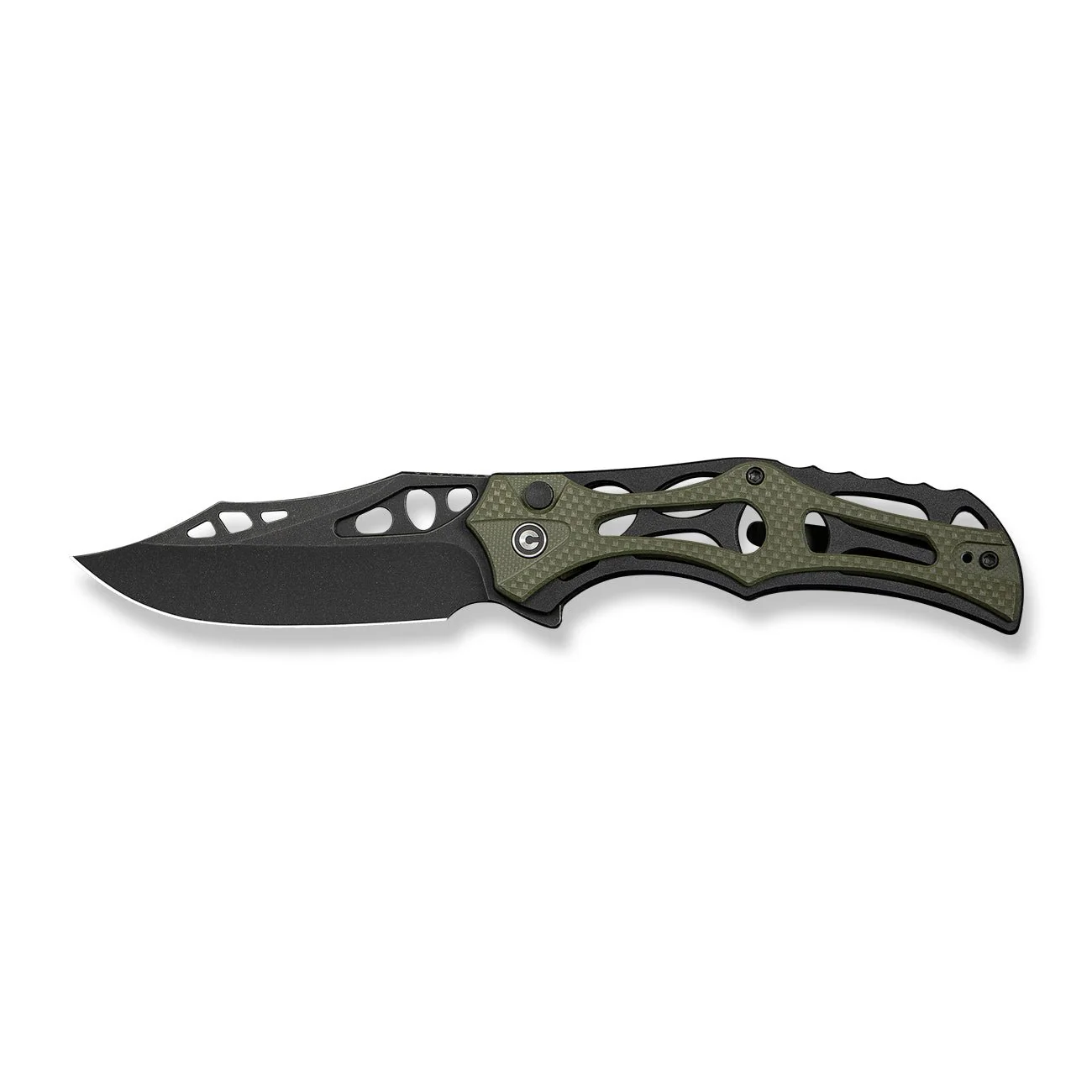 CIVIVI Biophase Flipper & Button Lock Knife Aluminum & G10 Handle (3.48" Nitro-V Blade) C23083C-2 - Image 9