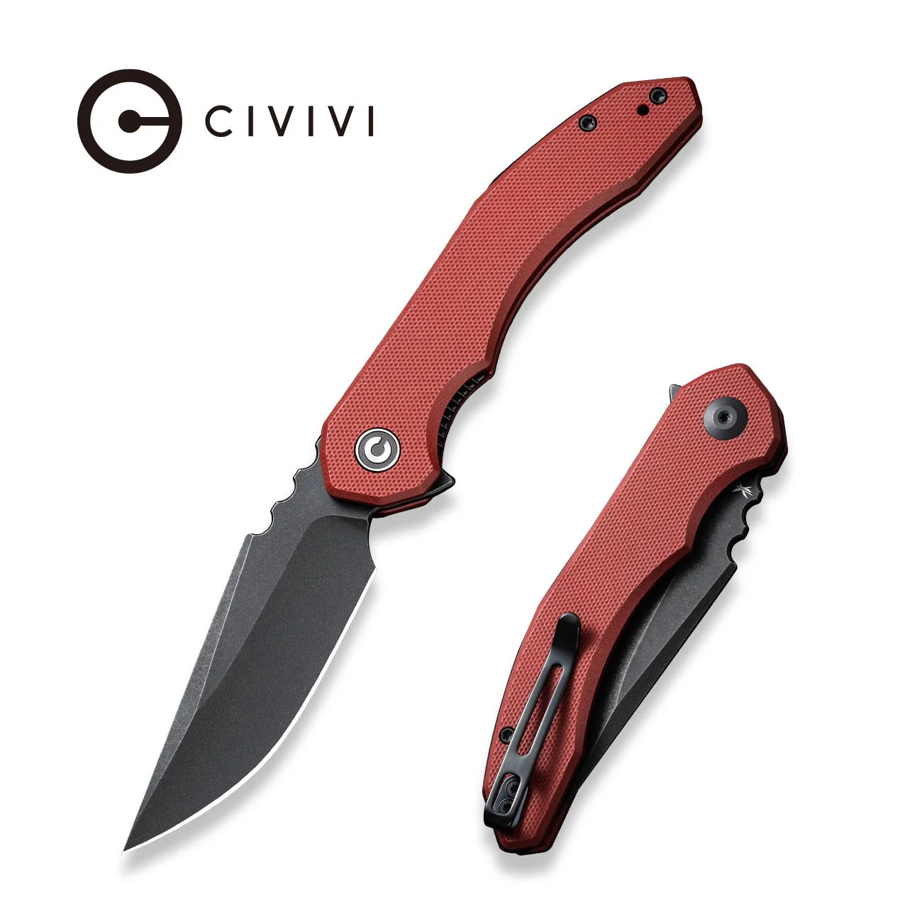 CIVIVI Bluetick Flipper Knife G10 Handle (3.47" 14C28N Blade) C23050-2