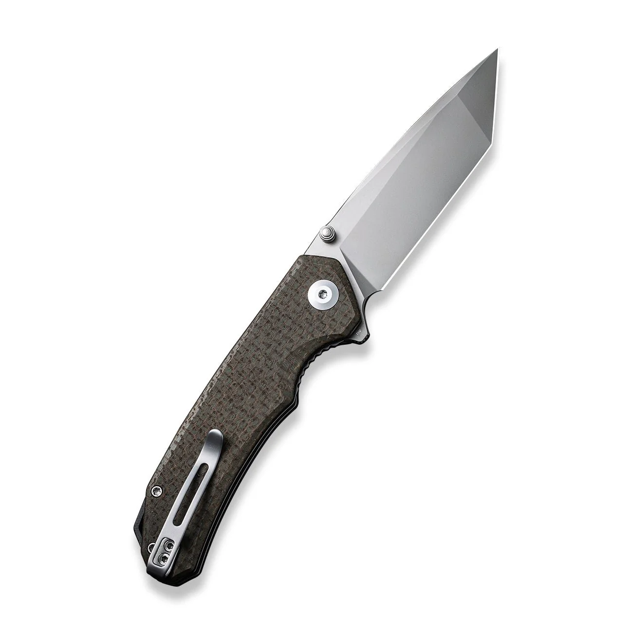 CIVIVI Brazen Flipper & Thumb Stud Knife Micarta Handle (3.46" D2 Blade) C2023F - Image 2