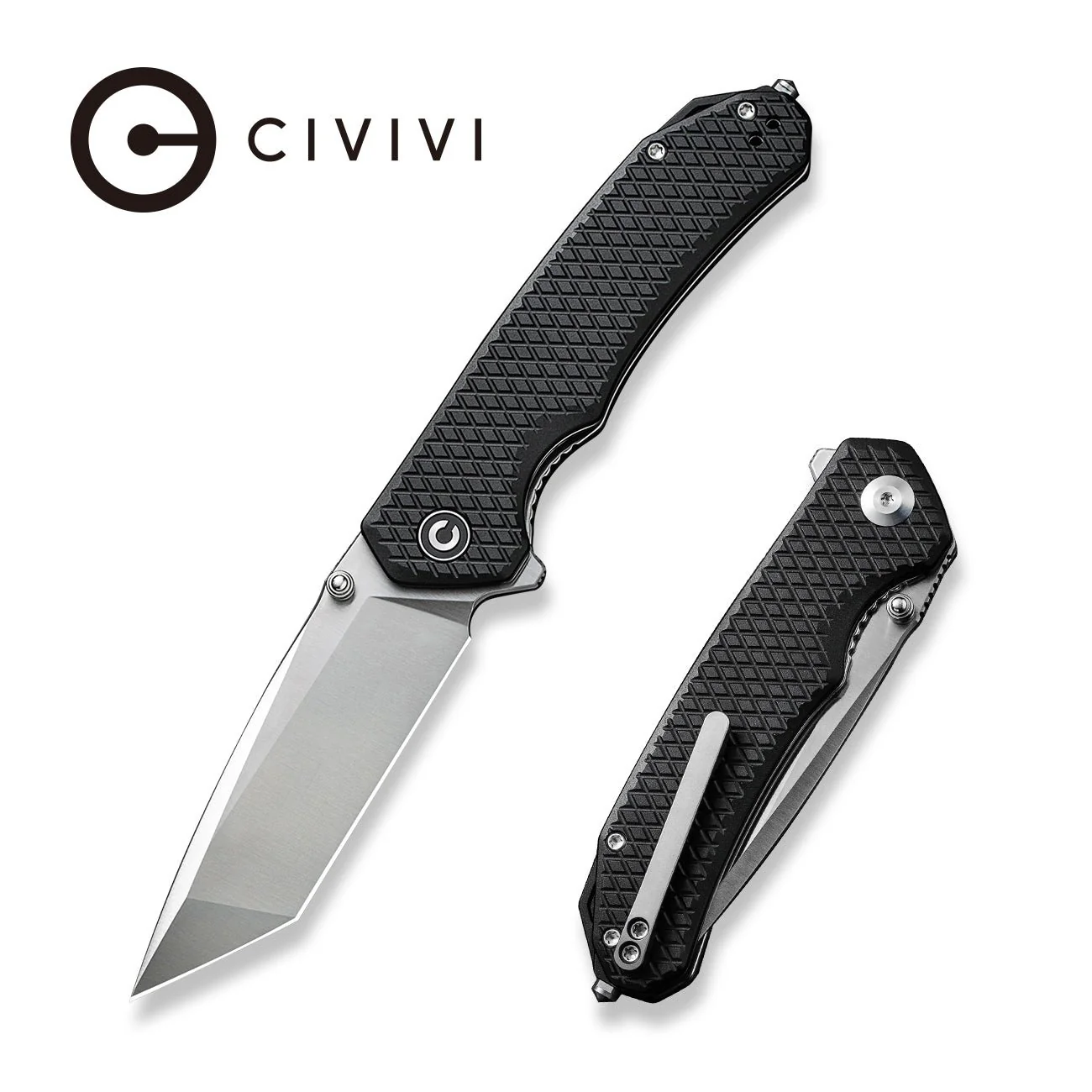 Kronos Knife Company LLC Exclusives SKU - CIVIVI Brazen Kronos Flipper & Thumb Stud Knife PSA-638-1
