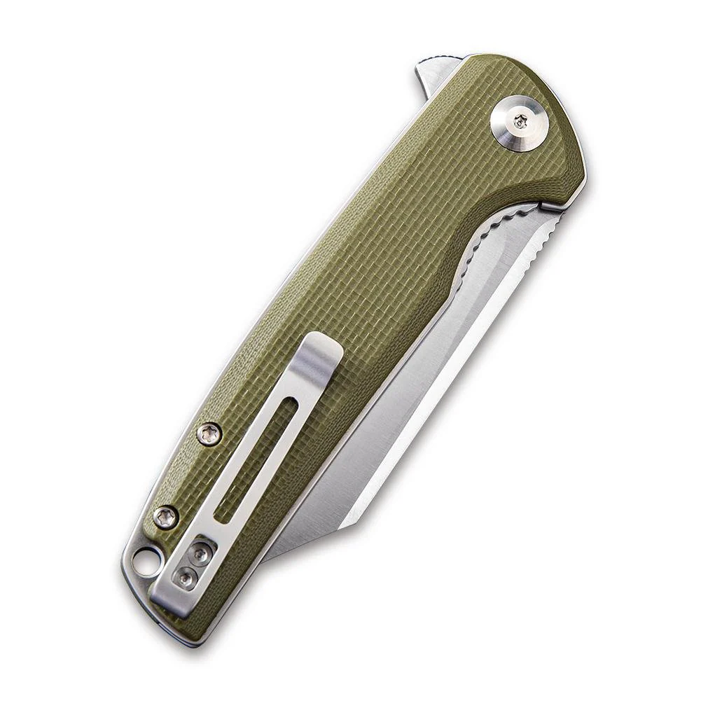 CIVIVI Brigand Flipper Knife G10 Handle (3.46" D2 Blade) C909A - Image 6