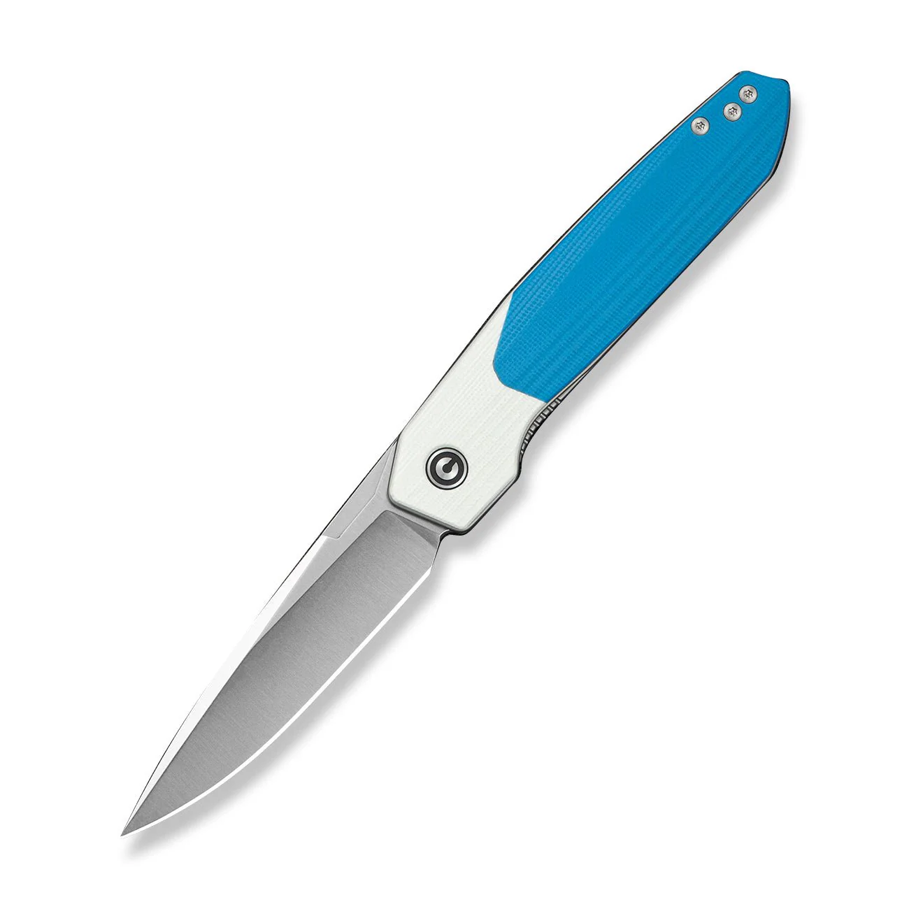 CIVIVI Brr15 Light Flipper Knife White & Blue G10 Handle (3.2" Satin Finished Nitro-V Blade) C25063 Sample2 - Image 3