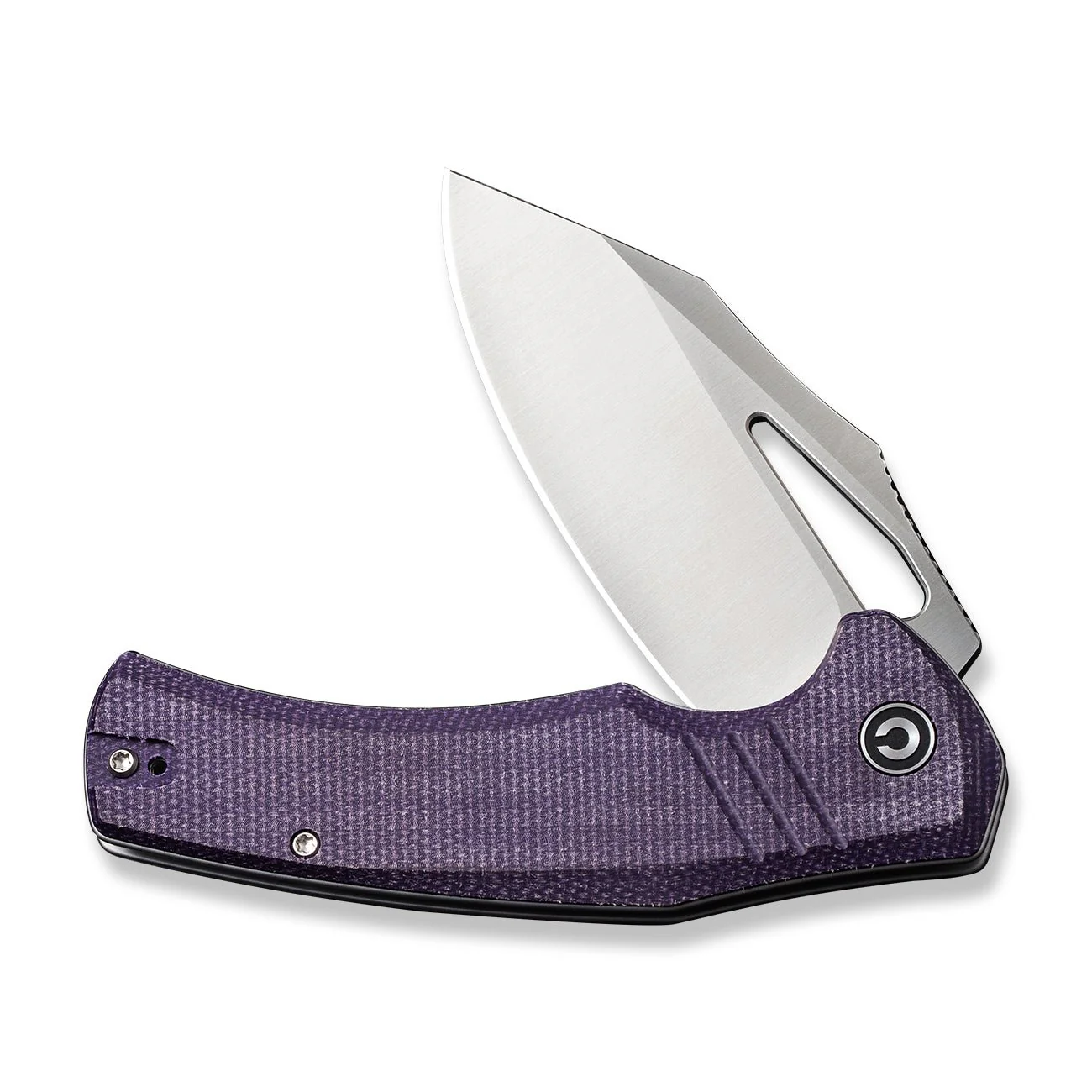 CIVIVI BullTusk Flipper & Thumb Hole Knife Micarta Handle (3.48" 14C28N Blade) C23017-3 - Image 10