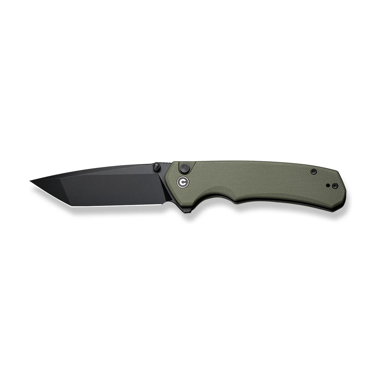 CIVIVI Button Lock Brazen Flipper & Thumb Stud Knife G10 Handle (3.46" 14C28N Blade) C19059C-2 - Image 10