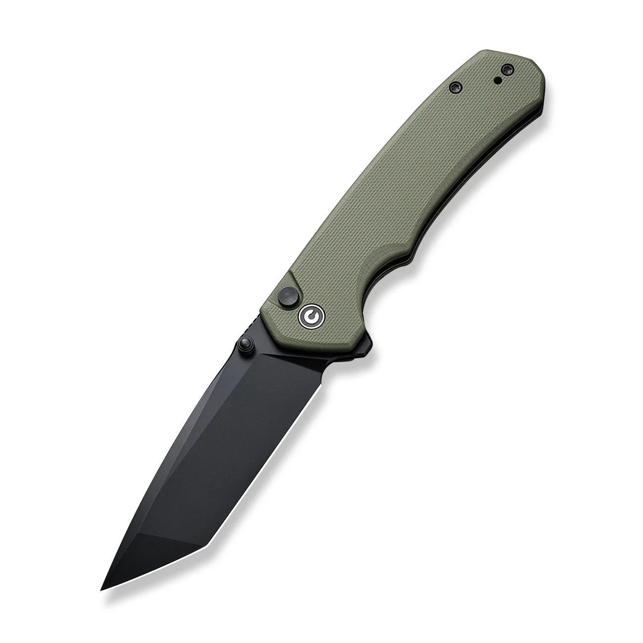 CIVIVI Button Lock Brazen Flipper & Thumb Stud Knife G10 Handle (3.46" 14C28N Blade) C19059C-2 - Image 8