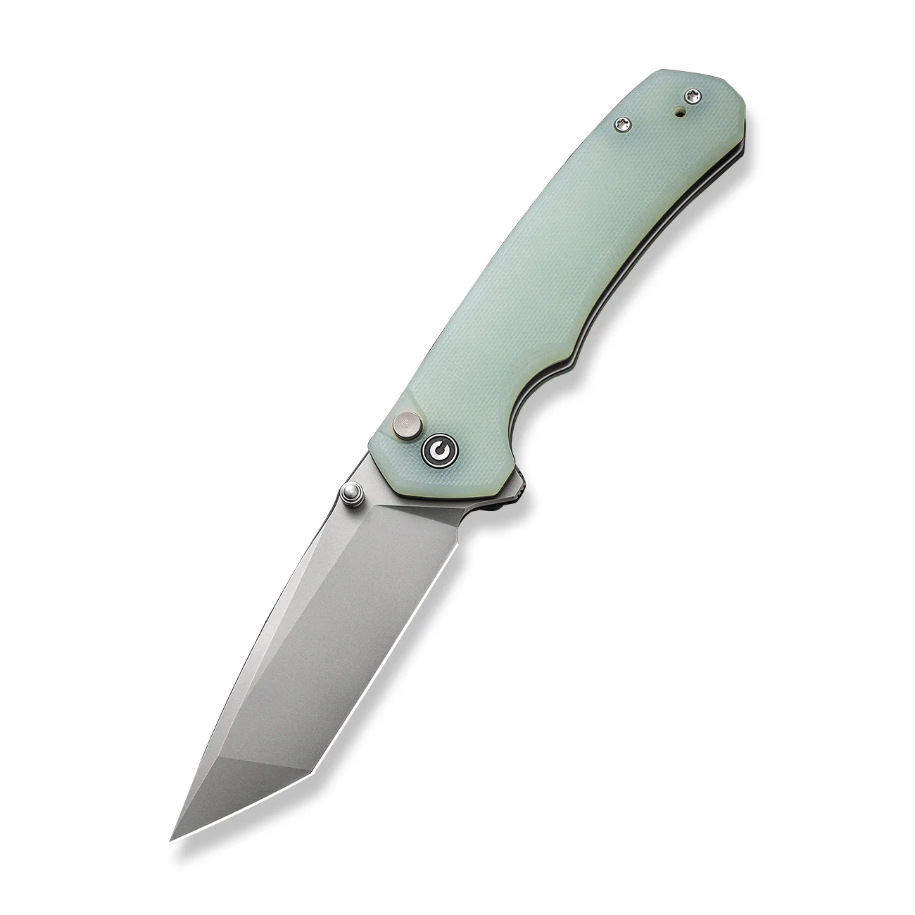 CIVIVI Button Lock Brazen Flipper & Thumb Stud Knife G10 Handle (3.46" 14C28N Blade) C19059C-3 - Image 8