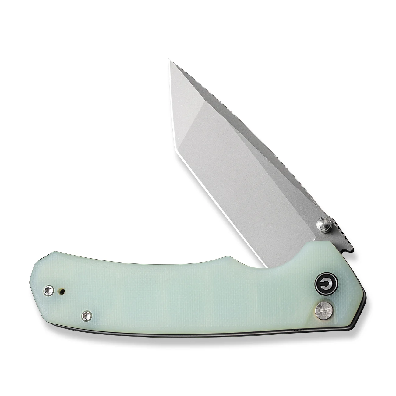 CIVIVI Button Lock Brazen Flipper & Thumb Stud Knife G10 Handle (3.46" 14C28N Blade) C19059C-3 - Image 9