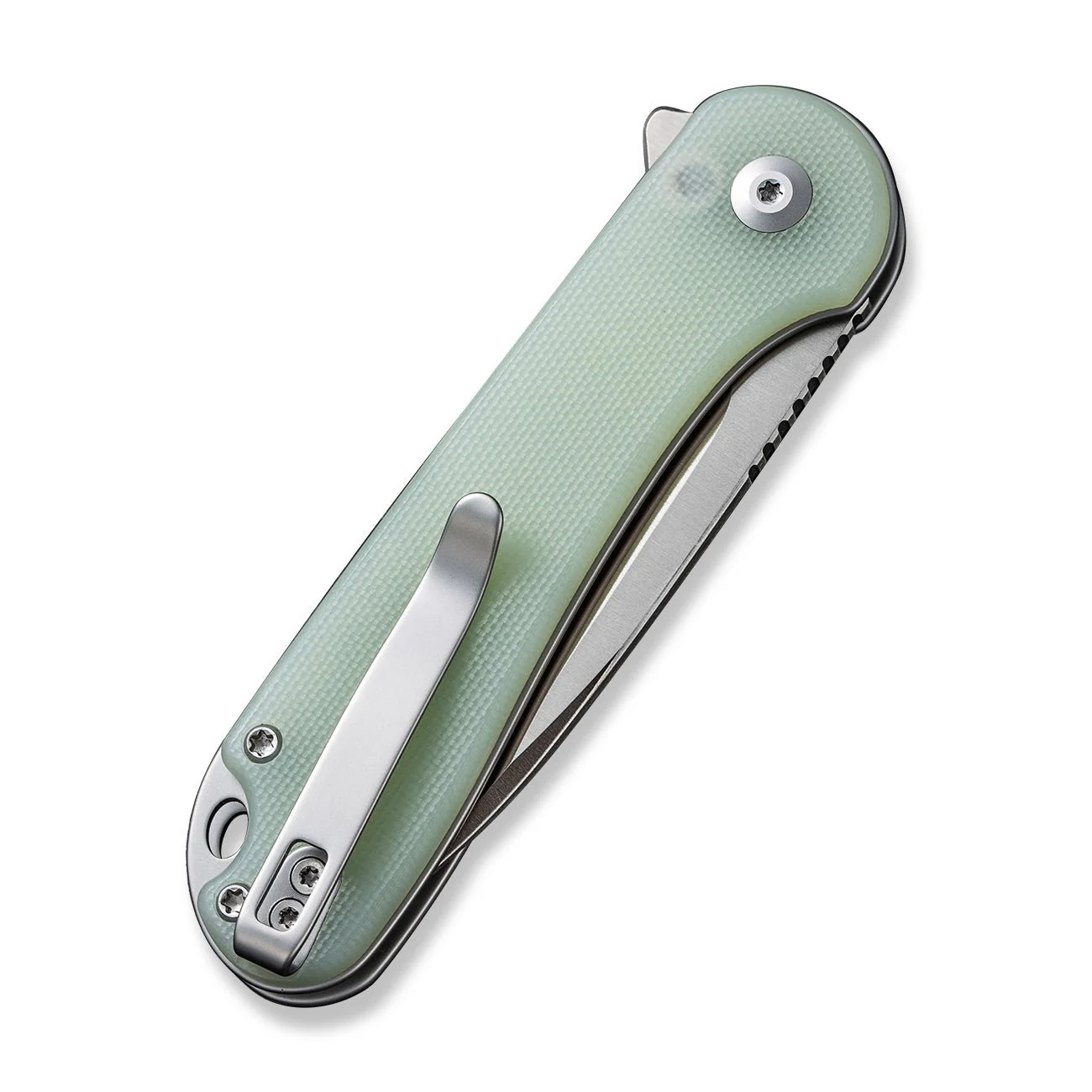 CIVIVI Button Lock Elementum II Flipper Knife G10 Handle (2.96" Nitro-V Blade) C18062P-2 - Image 13