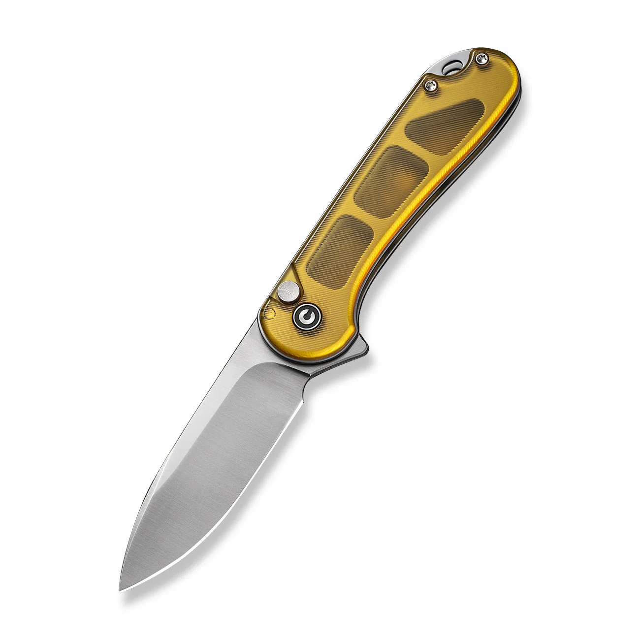 CIVIVI Button Lock Elementum II Flipper Knife Ultem Handle (2.96" Nitro-V Blade) C18062P-7 - Image 8
