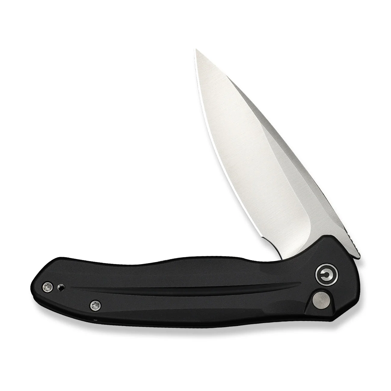 CIVIVI Button Lock Kitefin Flipper Knife Aluminum Handle (3.22" 14C28N Blade) C24091-1 - Image 10