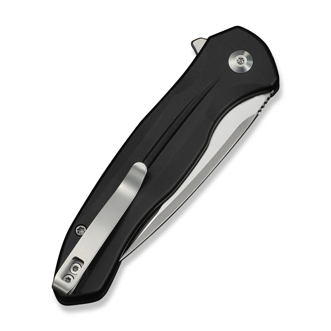 CIVIVI Button Lock Kitefin Flipper Knife Aluminum Handle (3.22" 14C28N Blade) C24091-1 - Image 12