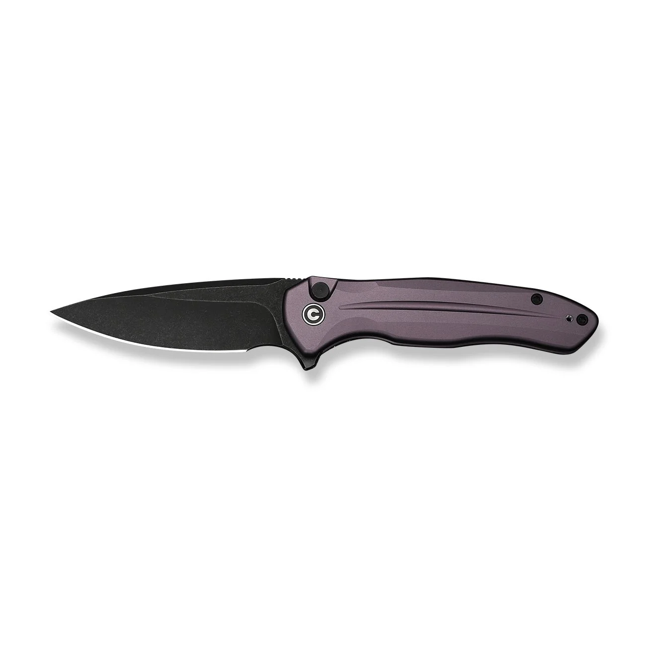 CIVIVI Button Lock Kitefin Flipper Knife Aluminum Handle (3.22" 14C28N Blade) C24091-3 - Image 9