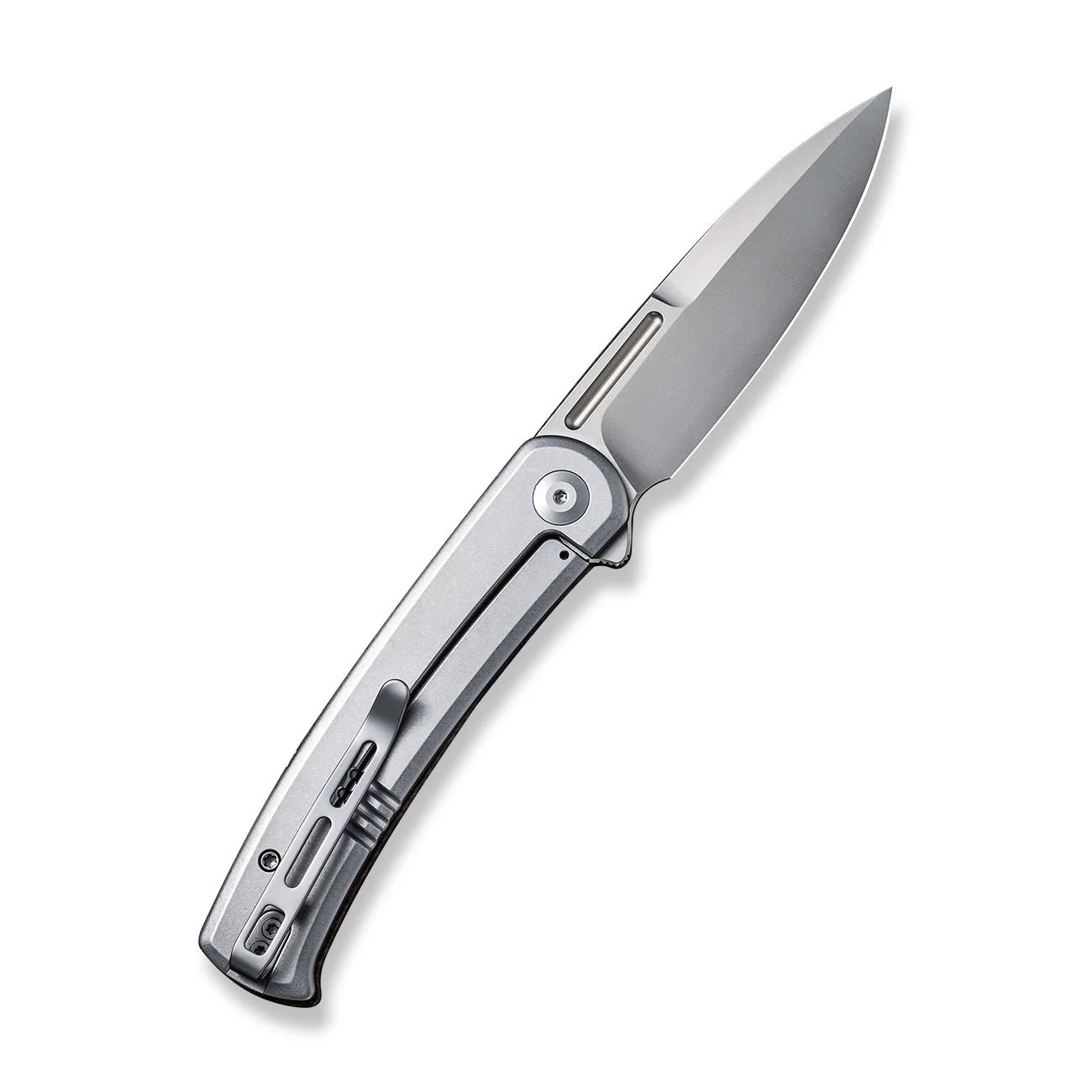 CIVIVI Cetos Flipper Knife Micarta With Stainless Steel Handle (3.48" 14C28N Blade) C21025B-1 - Image 2