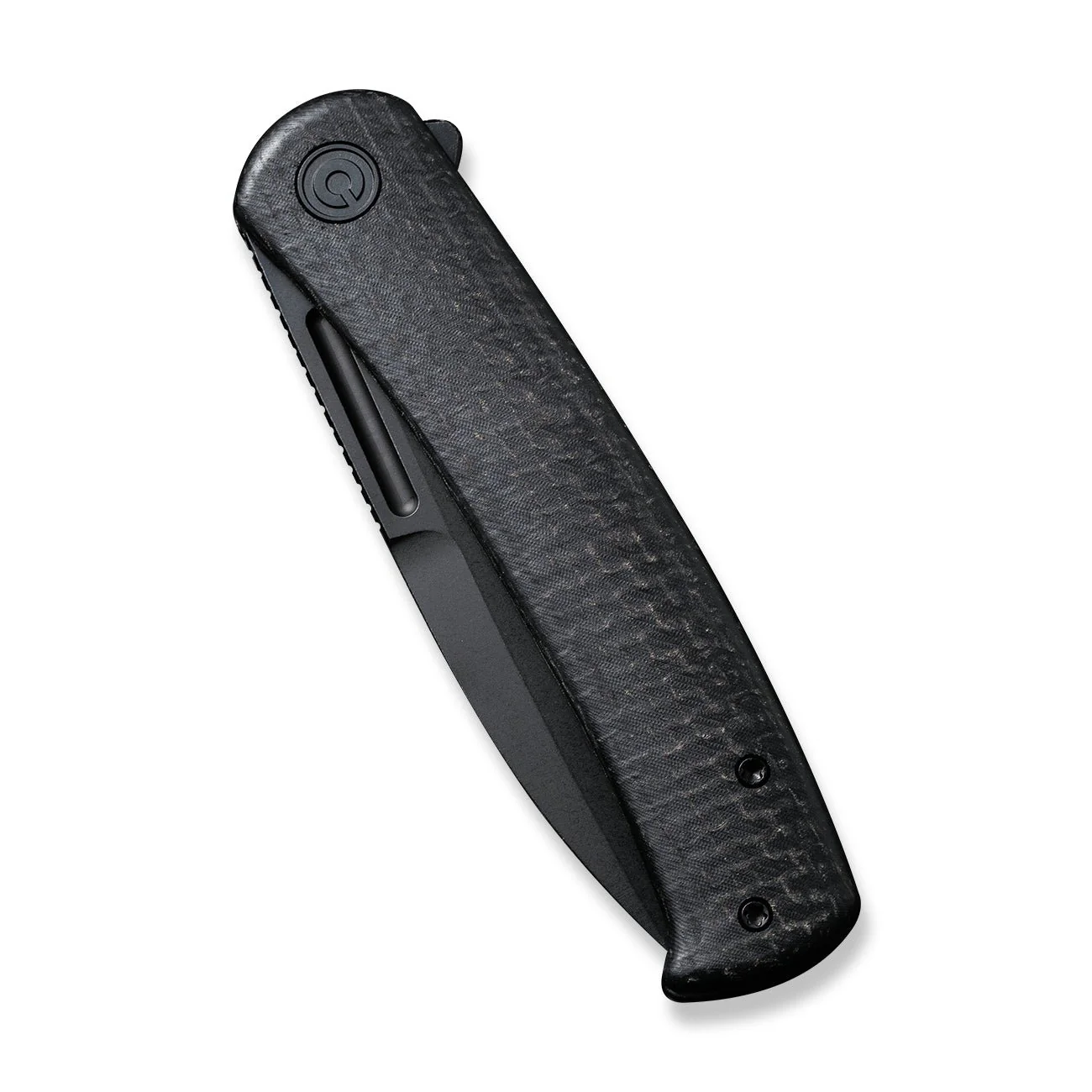 CIVIVI Cetos Flipper Knife Micarta With Stainless Steel Handle (3.48" 14C28N Blade) C21025B-2 - Image 6