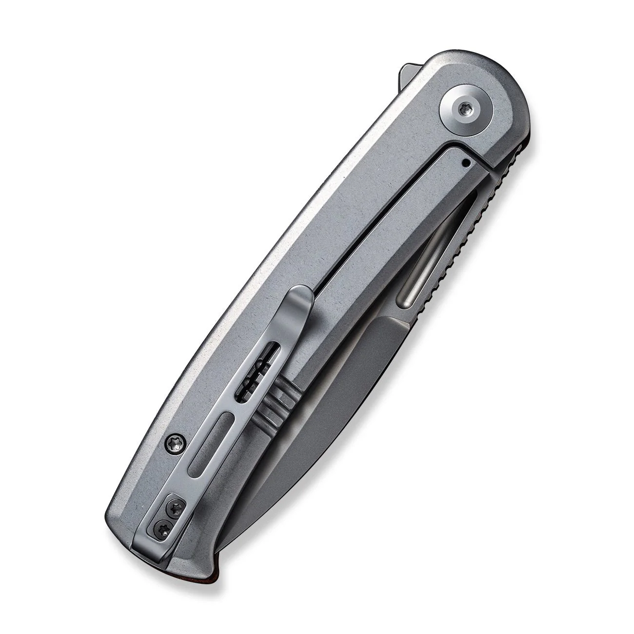 CIVIVI Cetos Flipper Knife Wood & Stainless Steel Handle (3.48" 14C28N Blade) C21025B-4 - Image 7