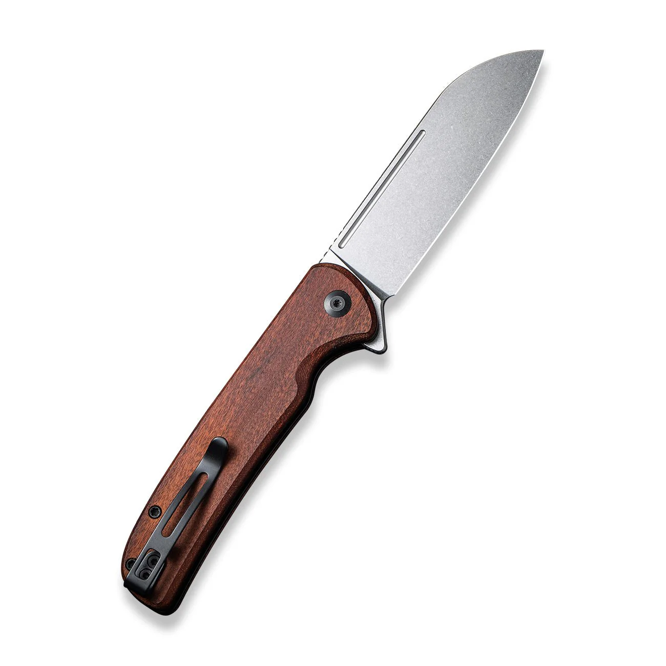 CIVIVI Chevalier Flipper & Button Lock Knife Wood Handle (3.46" 14C28N Blade) C20022-3 - Image 2