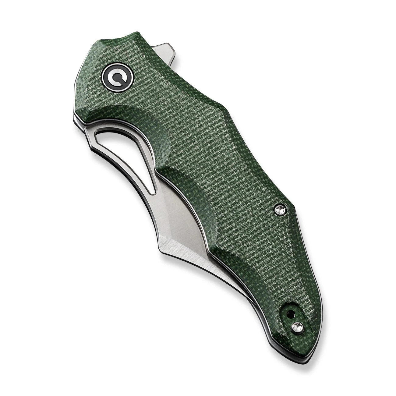 CIVIVI Chiro Flipper & Thumb Hole Knife Micarta Handle (3.1" 14C28N Blade) C23046-2 - Image 11
