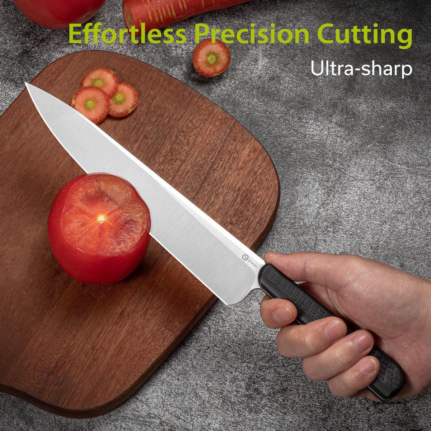 CIVIVI Cibus Chef Knife G10 Handle (7.87" 14C28N Blade) C23048-1 - Image 3