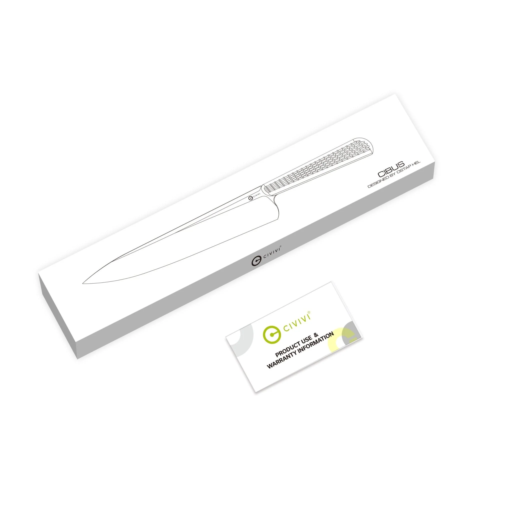 CIVIVI Cibus Chef Knife G10 Handle (7.87" 14C28N Blade) C23048-2 - Image 12