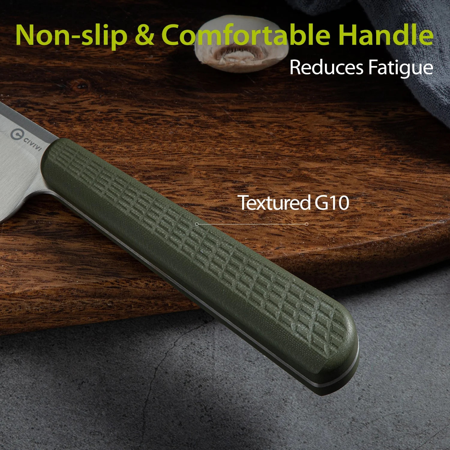 CIVIVI Cibus Chef Knife G10 Handle (7.87" 14C28N Blade) C23048-2 - Image 5