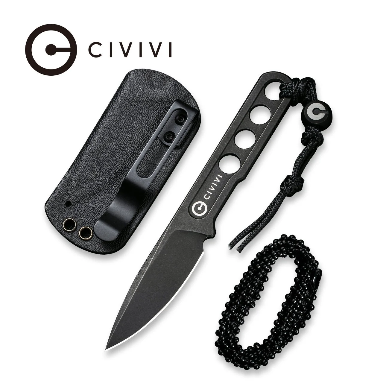 CIVIVI Circulus Fixed Blade Knife (1.96" 10Cr15CoMov Blade) C22012-1