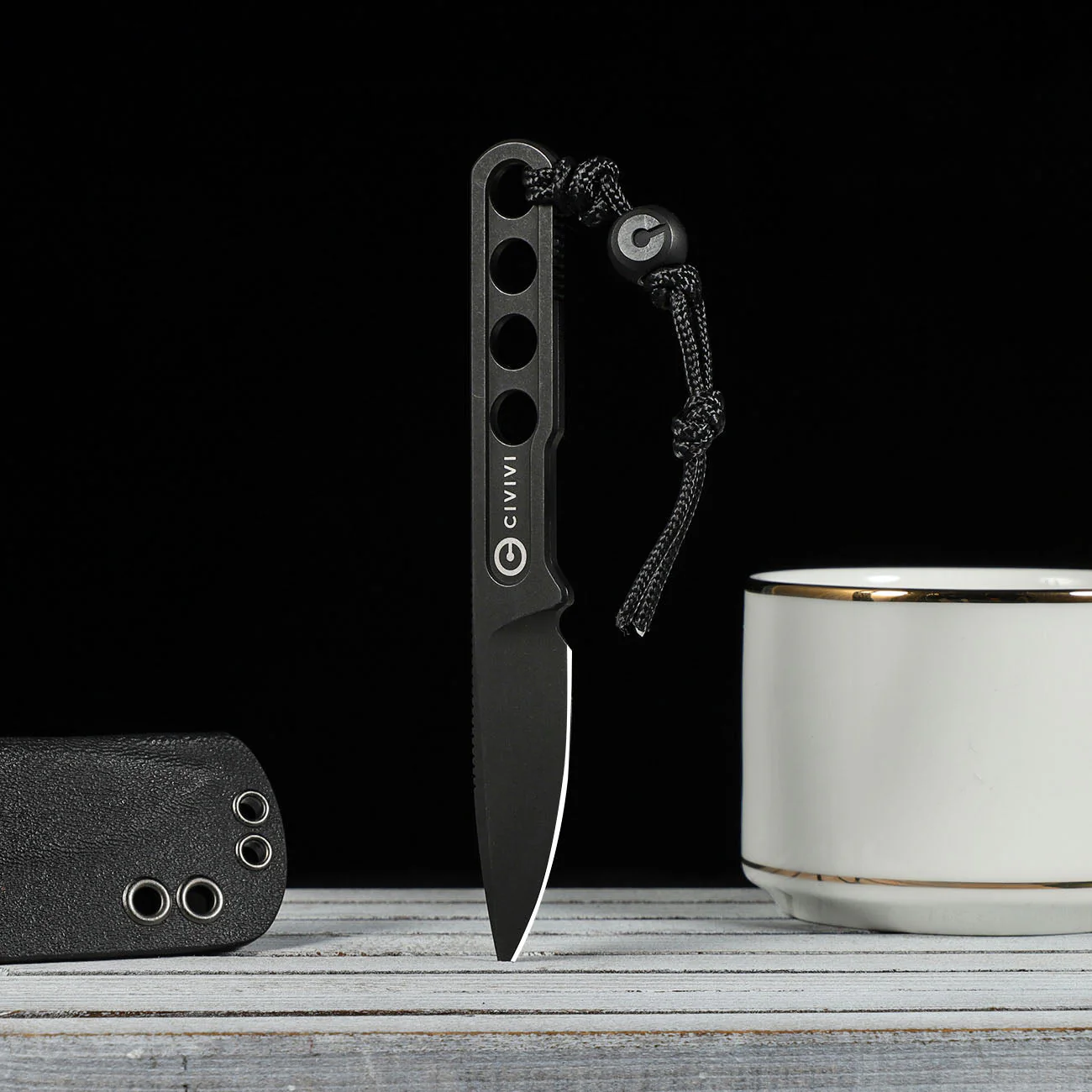 CIVIVI Circulus Fixed Blade Knife (1.96" 10Cr15CoMov Blade) C22012-1 - Image 3