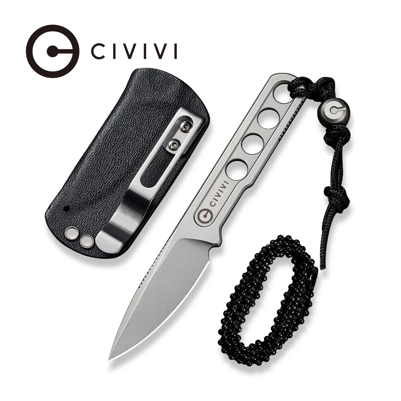 CIVIVI Circulus Fixed Blade Knife (1.96" 10Cr15CoMov Blade) C22012-2