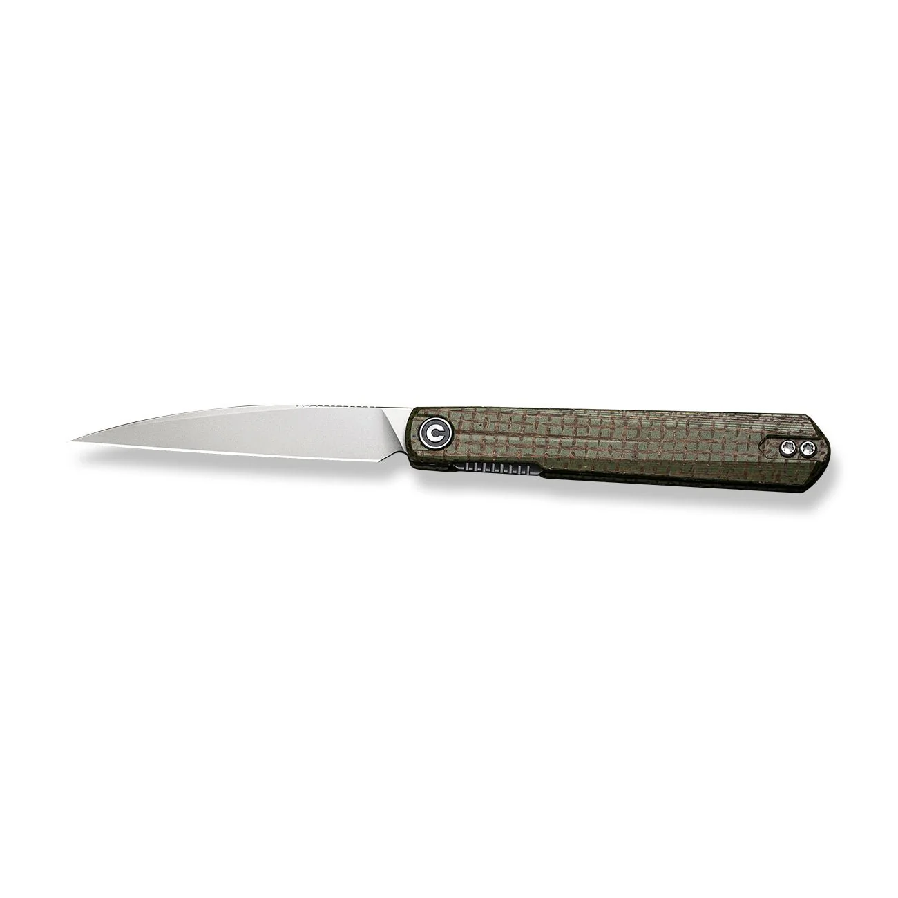 CIVIVI Clavi Front Flipper Knife Micarta Handle (3.06" Nitro-V Blade) C21019-3 - Image 4