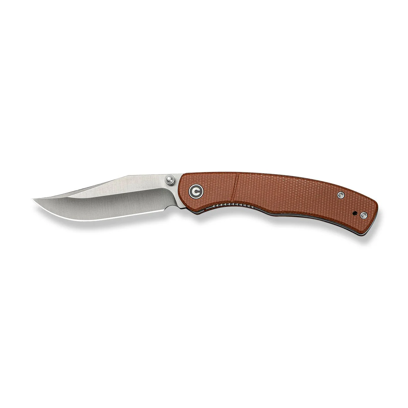 CIVIVI Clingman Front Flipper & Thumb Stud Knife Micarta Handle (2.99" Nitro-V Blade) C23065-3 - Image 10