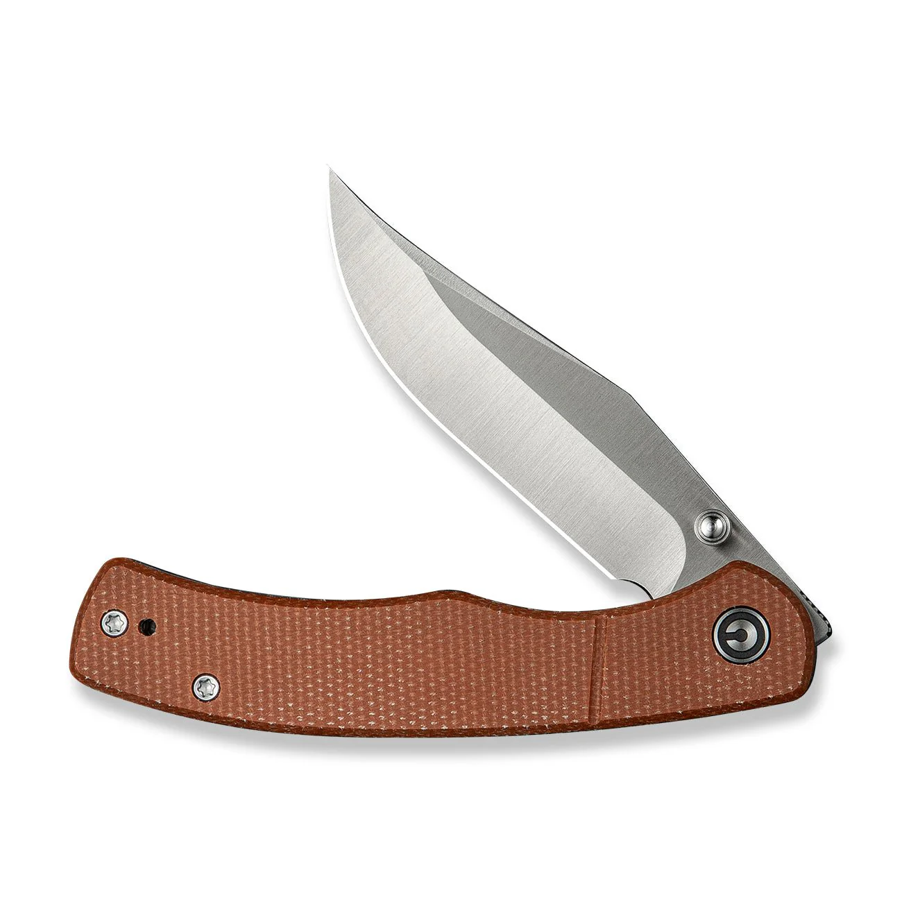 CIVIVI Clingman Front Flipper & Thumb Stud Knife Micarta Handle (2.99" Nitro-V Blade) C23065-3 - Image 11