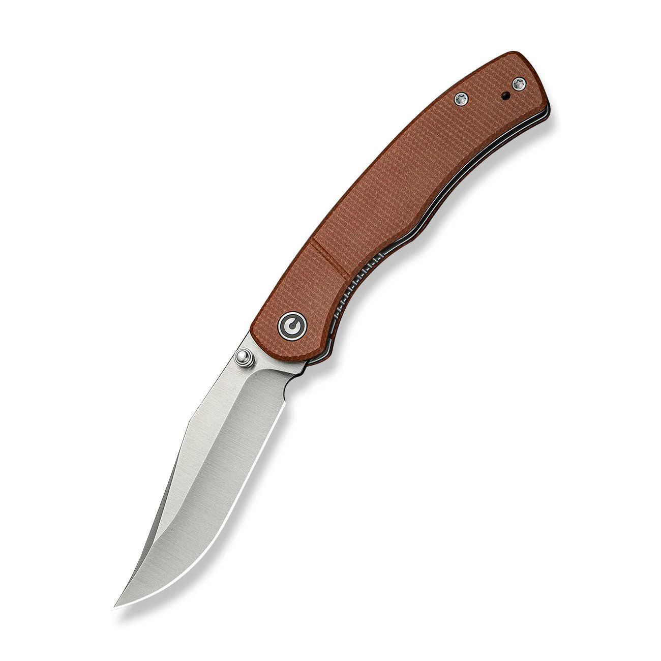 CIVIVI Clingman Front Flipper & Thumb Stud Knife Micarta Handle (2.99" Nitro-V Blade) C23065-3 - Image 9