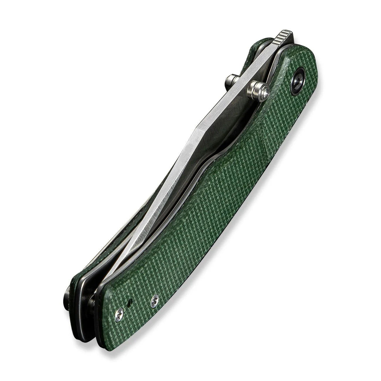 CIVIVI Clingman Front Flipper & Thumb Stud Knife Micarta Handle (2.99" Nitro-V Blade) C23065-4 - Image 14