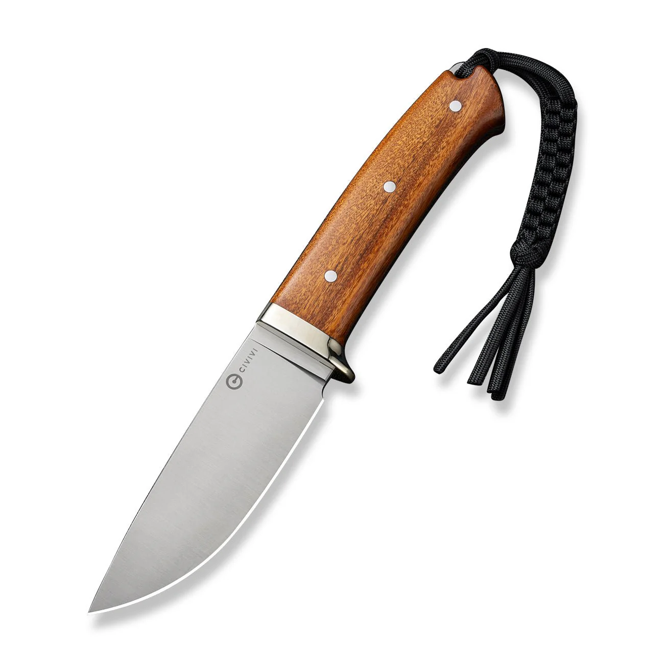 CIVIVI Cloud Peak Fixed Blade Knife Wood Handle (4.6" Nitro-V Blade) C23044-3 - Image 8