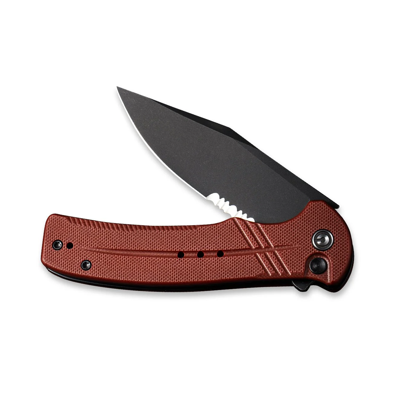 CIVIVI Cogent Flipper & Button Lock Knife G10 Handle (3.47" 14C28N Blade) C20038E-2 - Image 4
