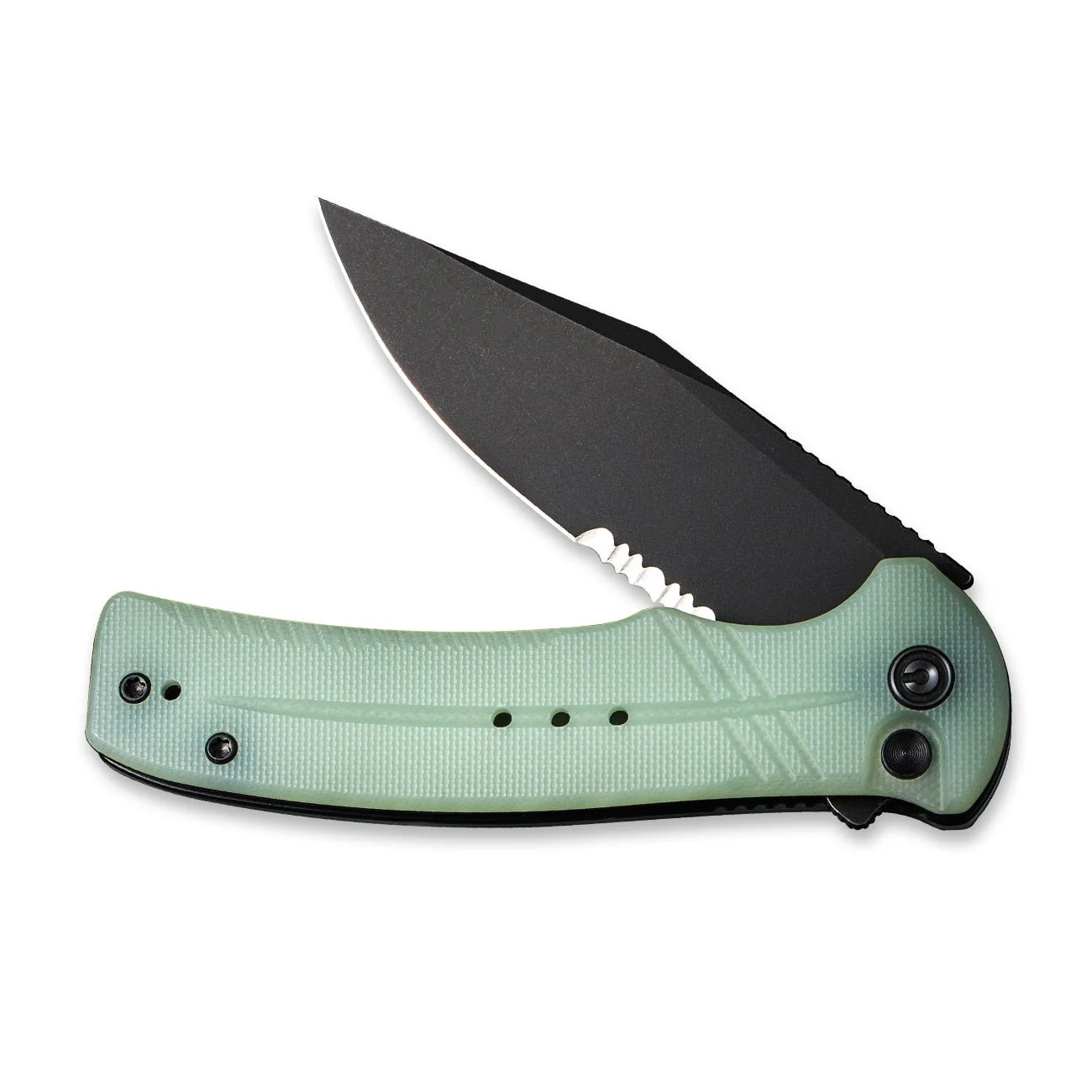 CIVIVI Cogent Flipper & Button Lock Knife G10 Handle (3.47" 14C28N Blade) C20038E-3 - Image 4