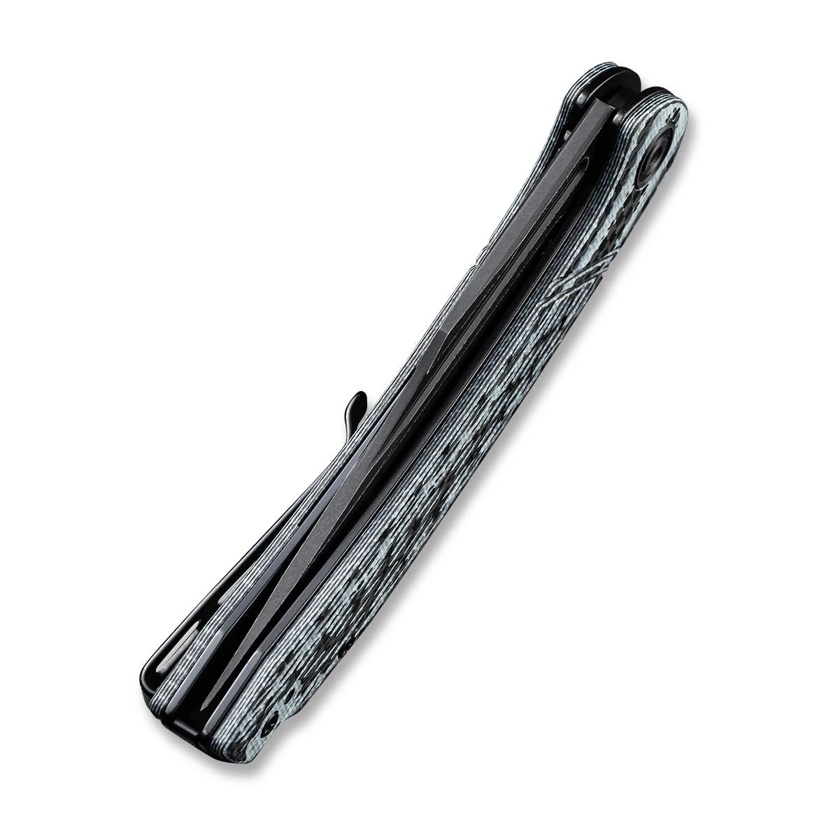CIVIVI Dogma Flipper & Thumb Hole Knife G10 & Carbon Fiber Handle (3.46" Damascus Blade) C2014DS-1 - Image 7